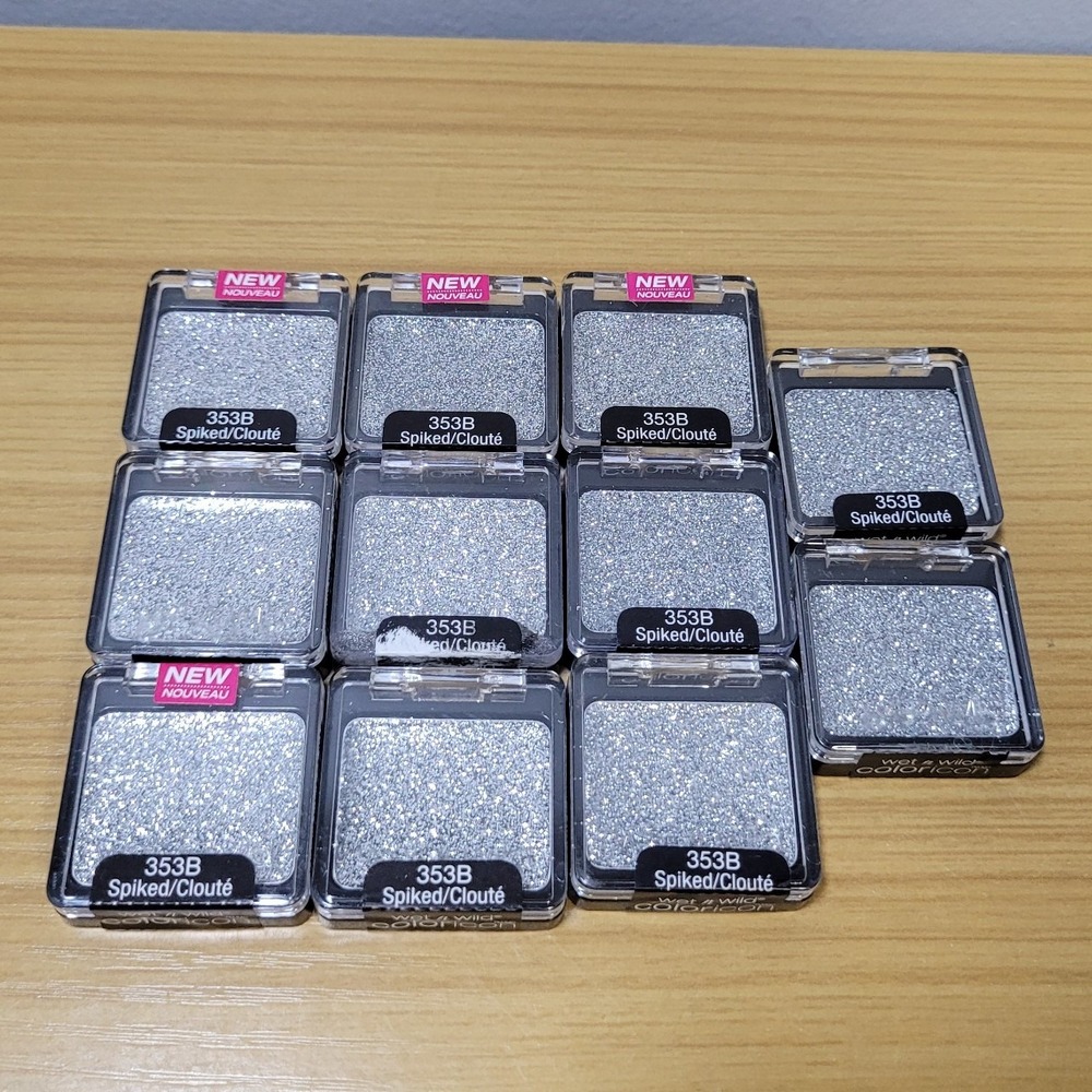 Wet n Wild Color Icon Body Glitter Eyeshadow Single 353B SPIKED SEALED Lot of 11